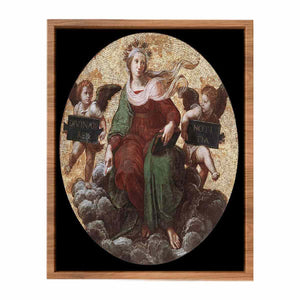 Theology (ceiling tondo) By Raphael