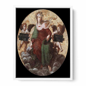 Theology (ceiling tondo) By Raphael