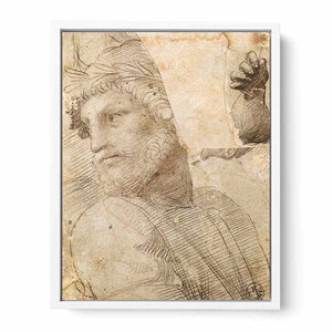 Study for the Head of a Poet By Raphael