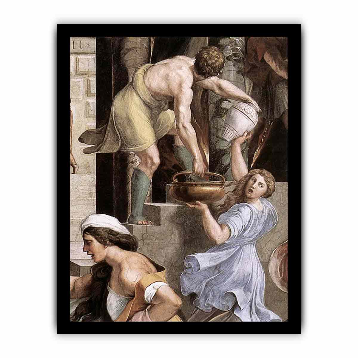 The Fire in the Borgo By Raphael
