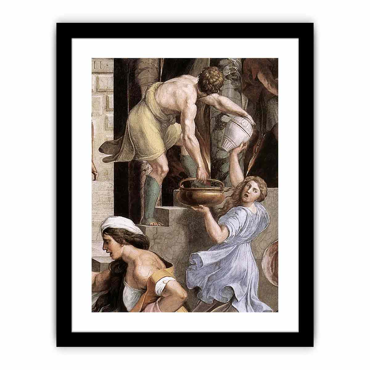 The Fire in the Borgo By Raphael