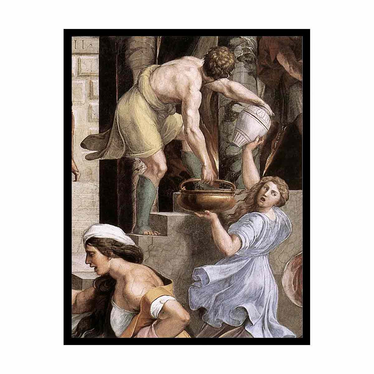The Fire in the Borgo By Raphael