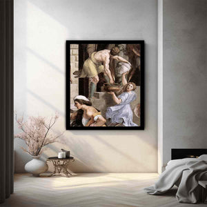 The Fire in the Borgo By Raphael