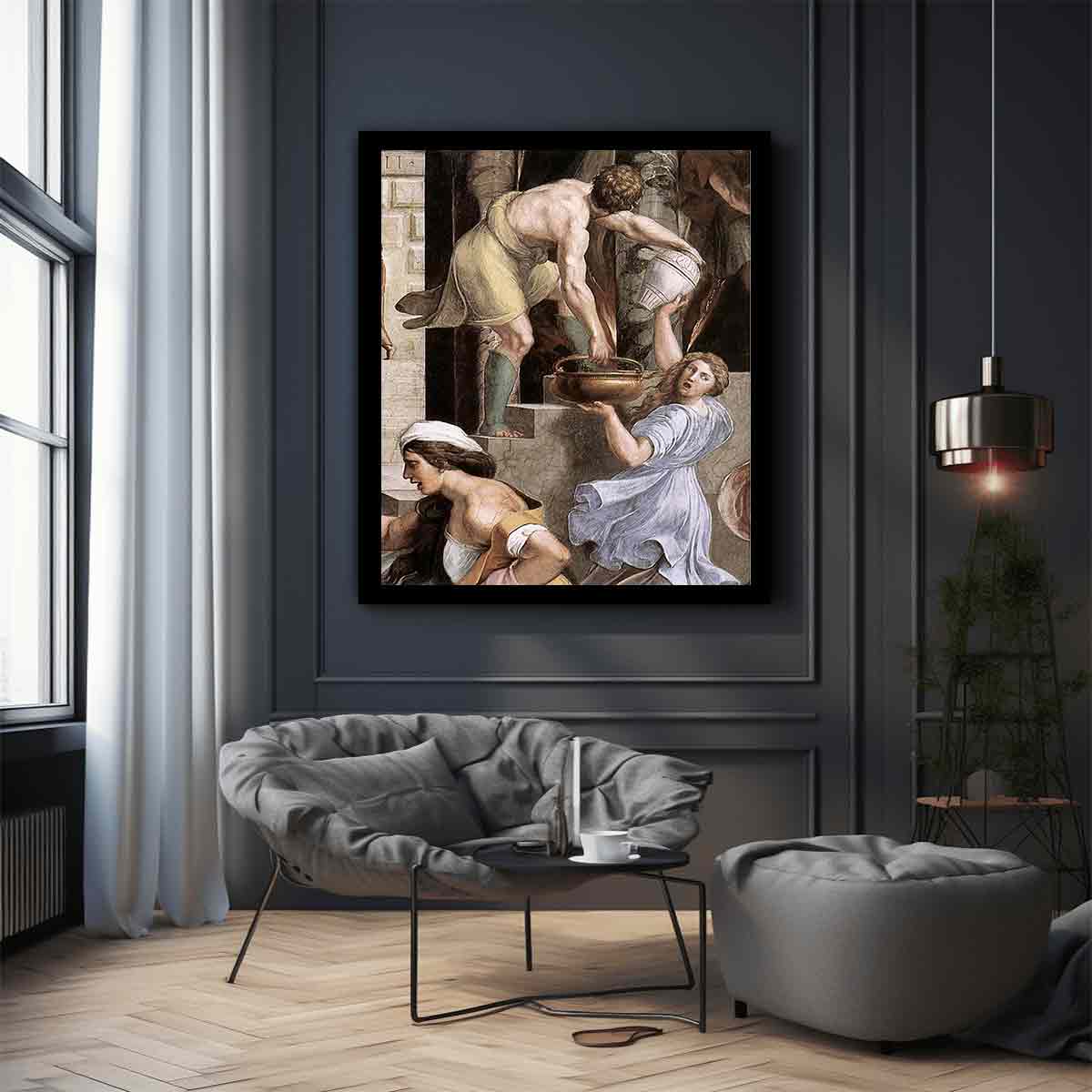 The Fire in the Borgo By Raphael