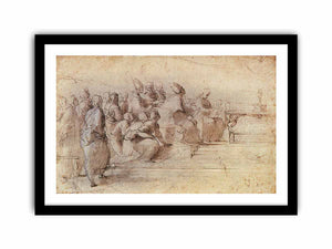 Study for the Disputa By Raphael