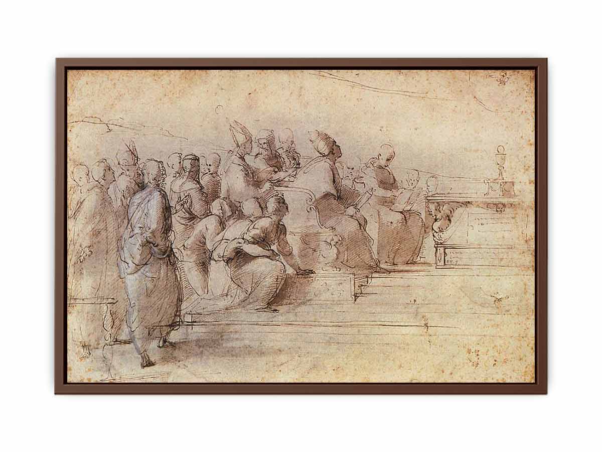 Study for the Disputa By Raphael
