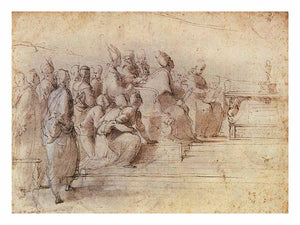 Study for the Disputa By Raphael