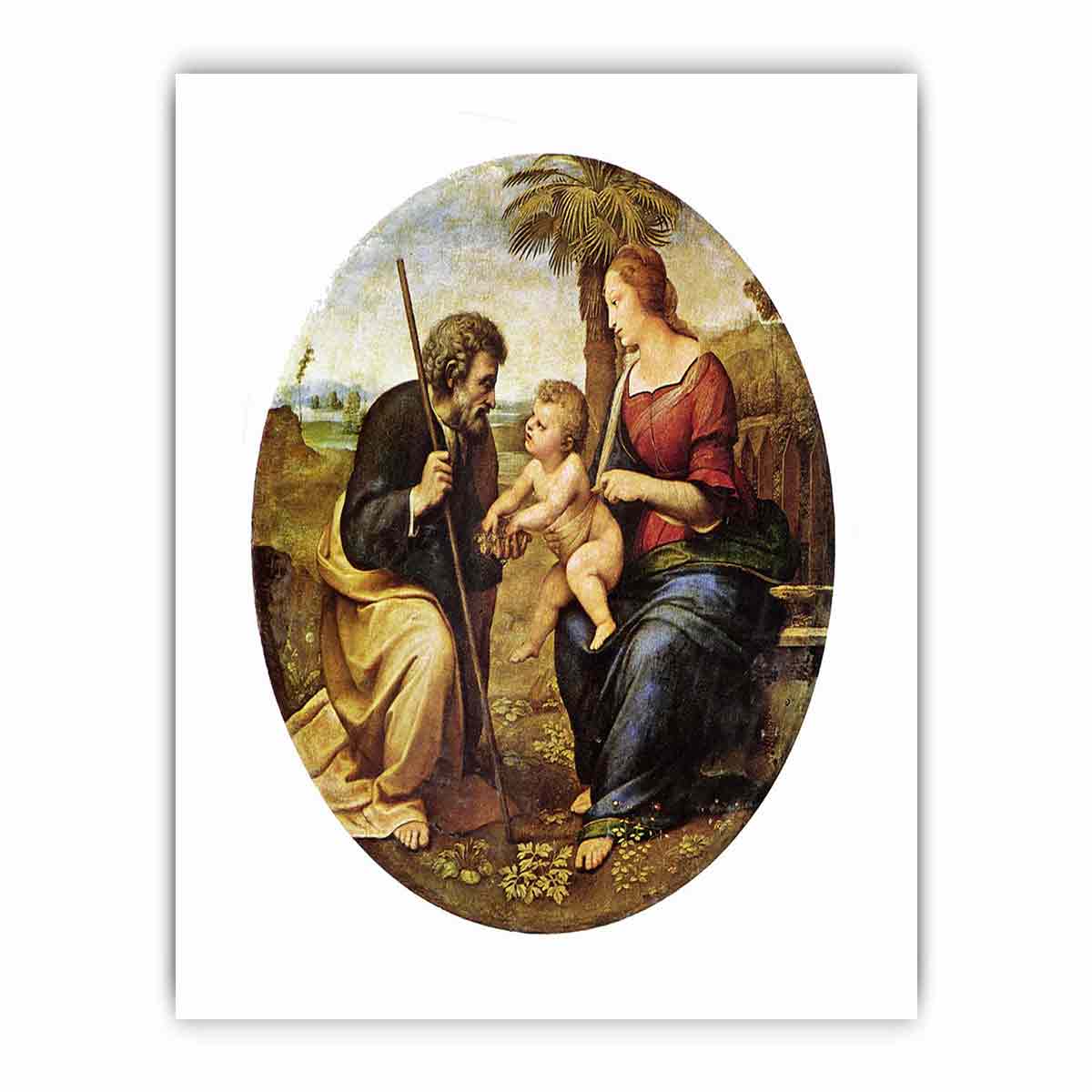 The Holy Family with a Palm Tree Edit this at Wikidata By Raphael