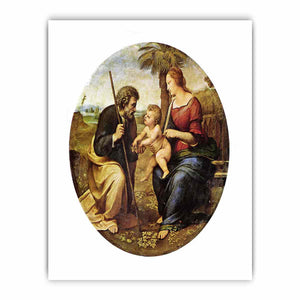 The Holy Family with a Palm Tree Edit this at Wikidata By Raphael