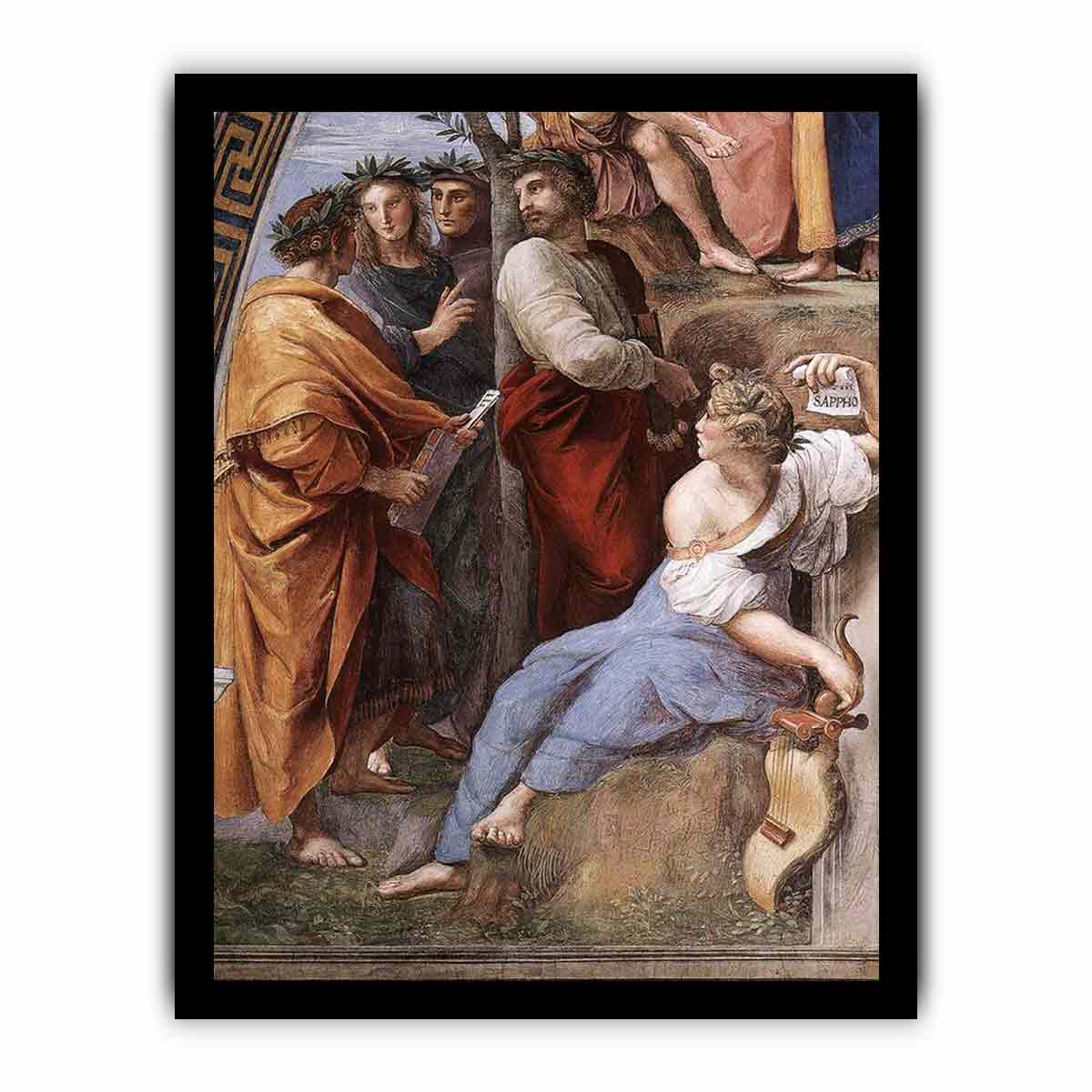 The Parnassus (detail) By Raphael