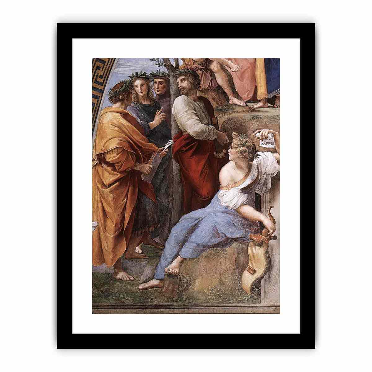 The Parnassus (detail) By Raphael