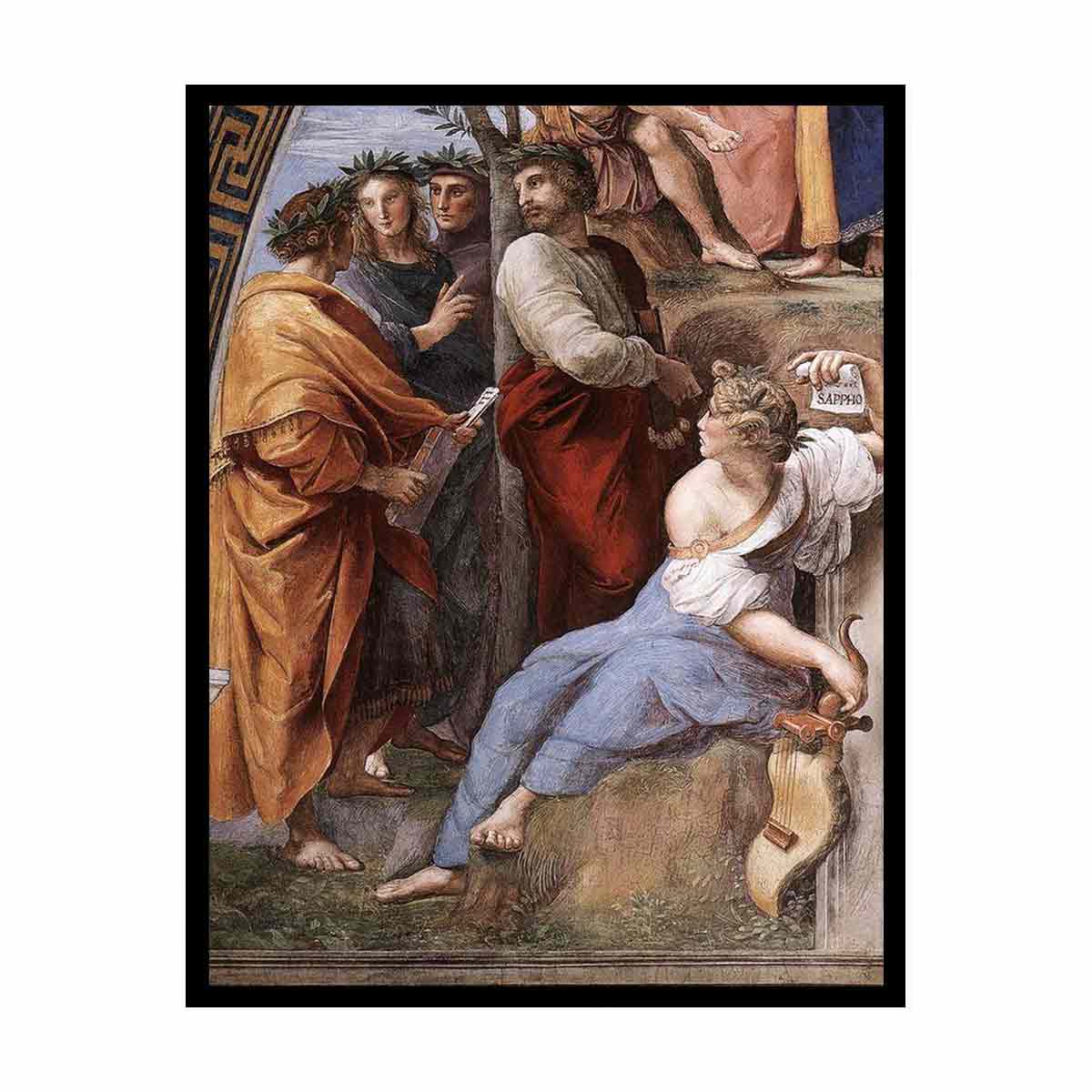The Parnassus (detail) By Raphael