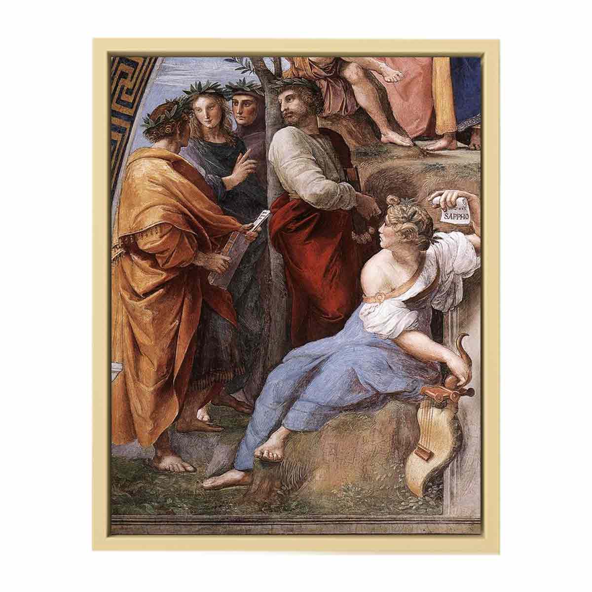 The Parnassus (detail) By Raphael