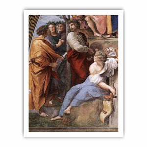 The Parnassus (detail) By Raphael