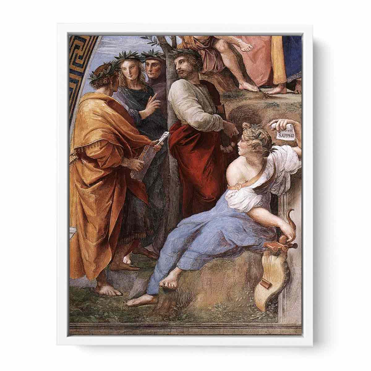 The Parnassus (detail) By Raphael