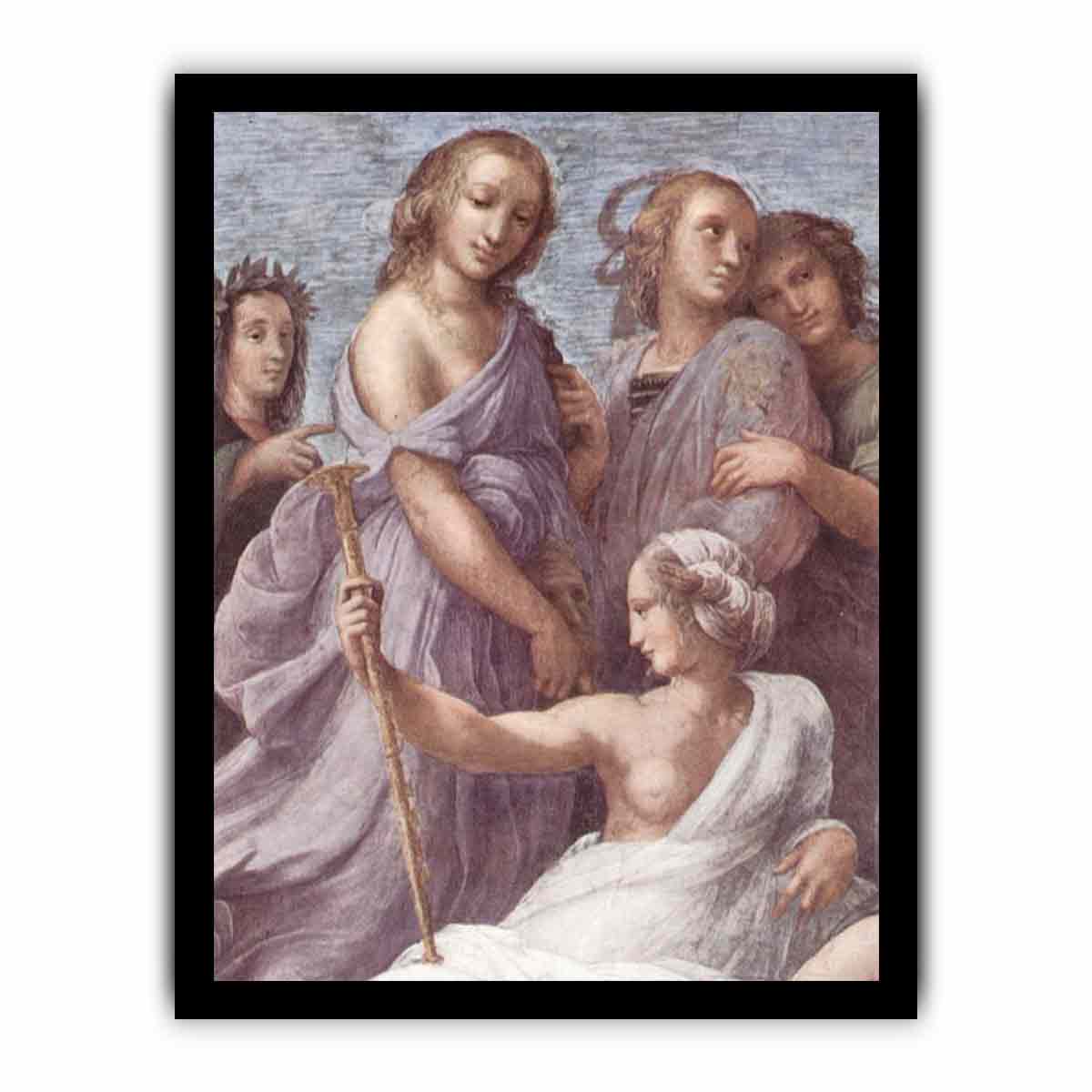 The Parnassus (detail) By Raphael