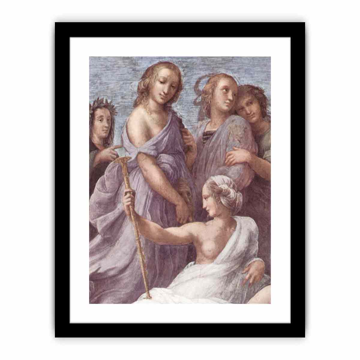 The Parnassus (detail) By Raphael
