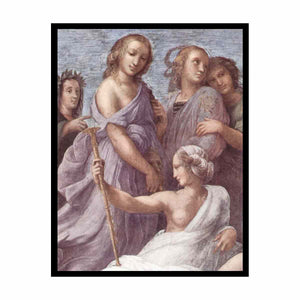 The Parnassus (detail) By Raphael