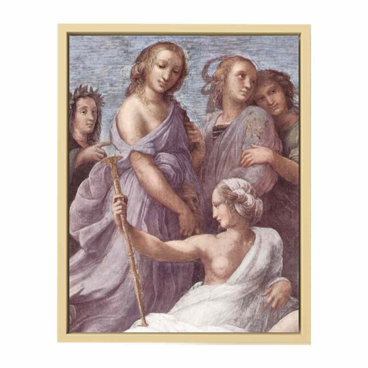 The Parnassus (detail) By Raphael