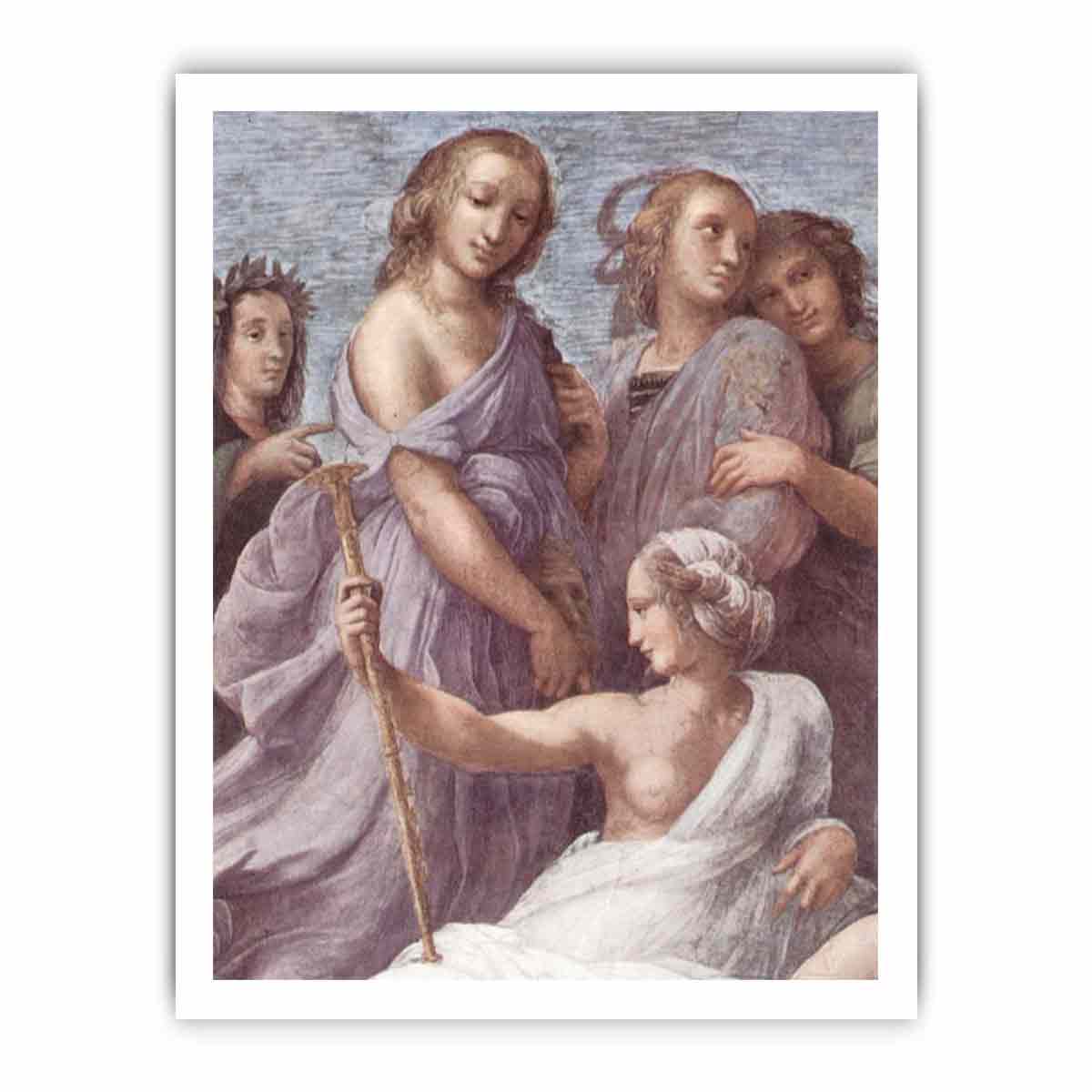 The Parnassus (detail) By Raphael