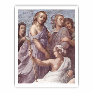The Parnassus (detail) By Raphael