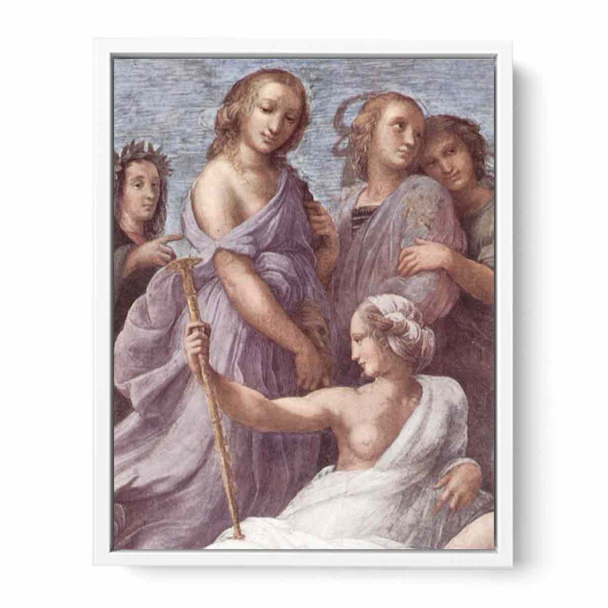 The Parnassus (detail) By Raphael