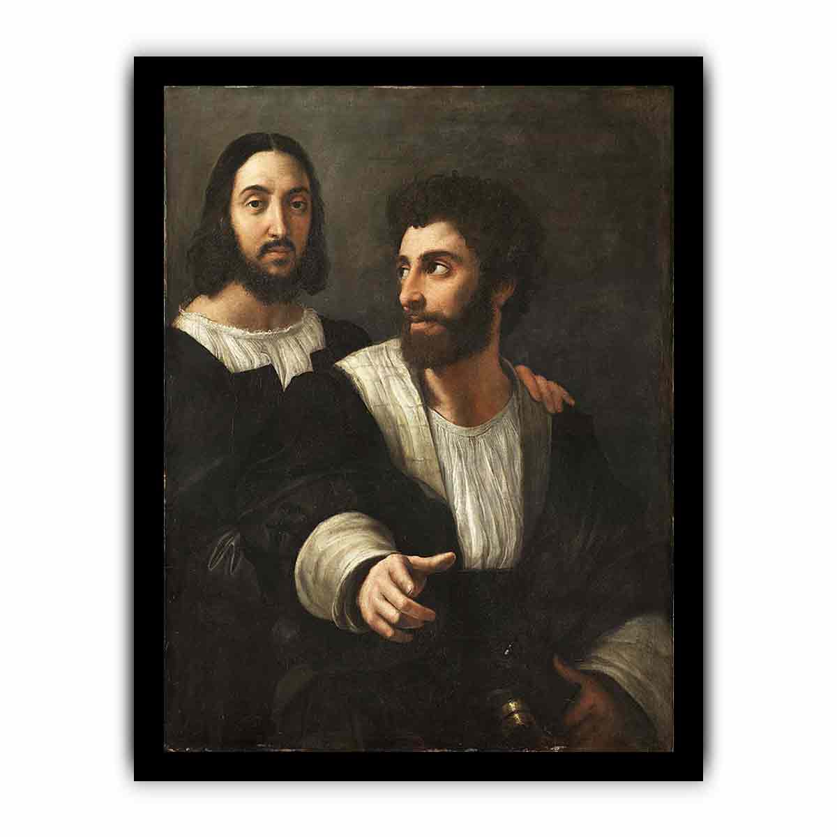 Self-portrait with a friend By Raphael