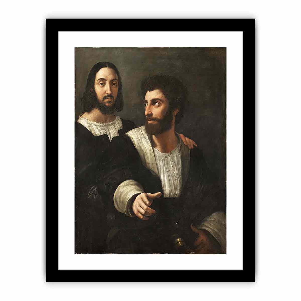 Self-portrait with a friend By Raphael