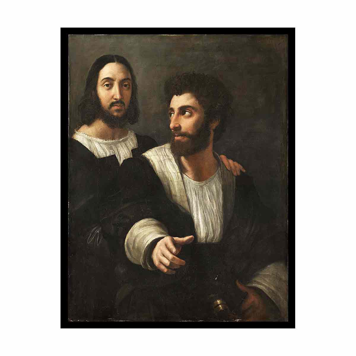 Self-portrait with a friend By Raphael