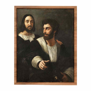 Self-portrait with a friend By Raphael
