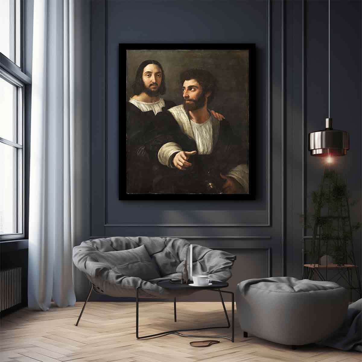 Self-portrait with a friend By Raphael