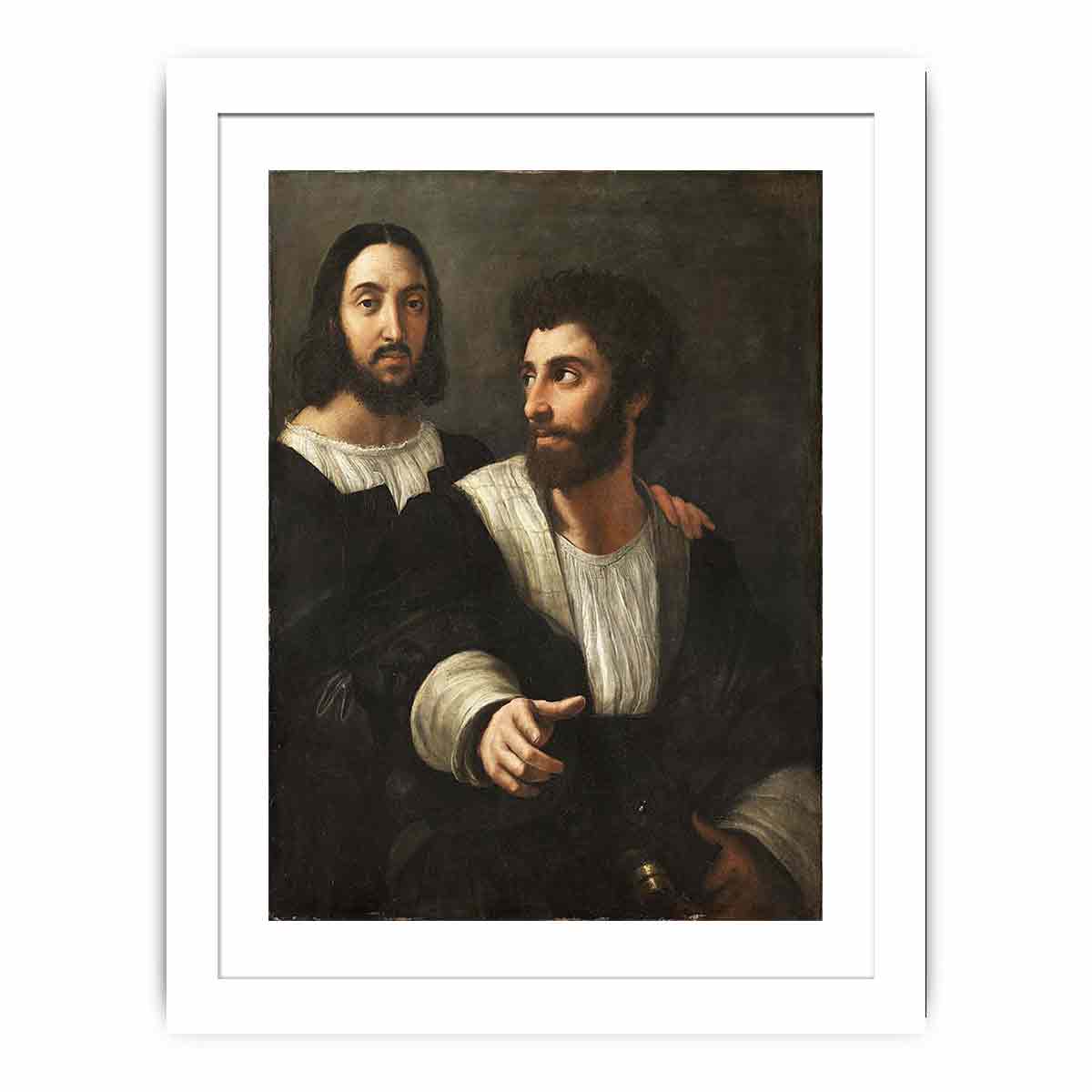 Self-portrait with a friend By Raphael