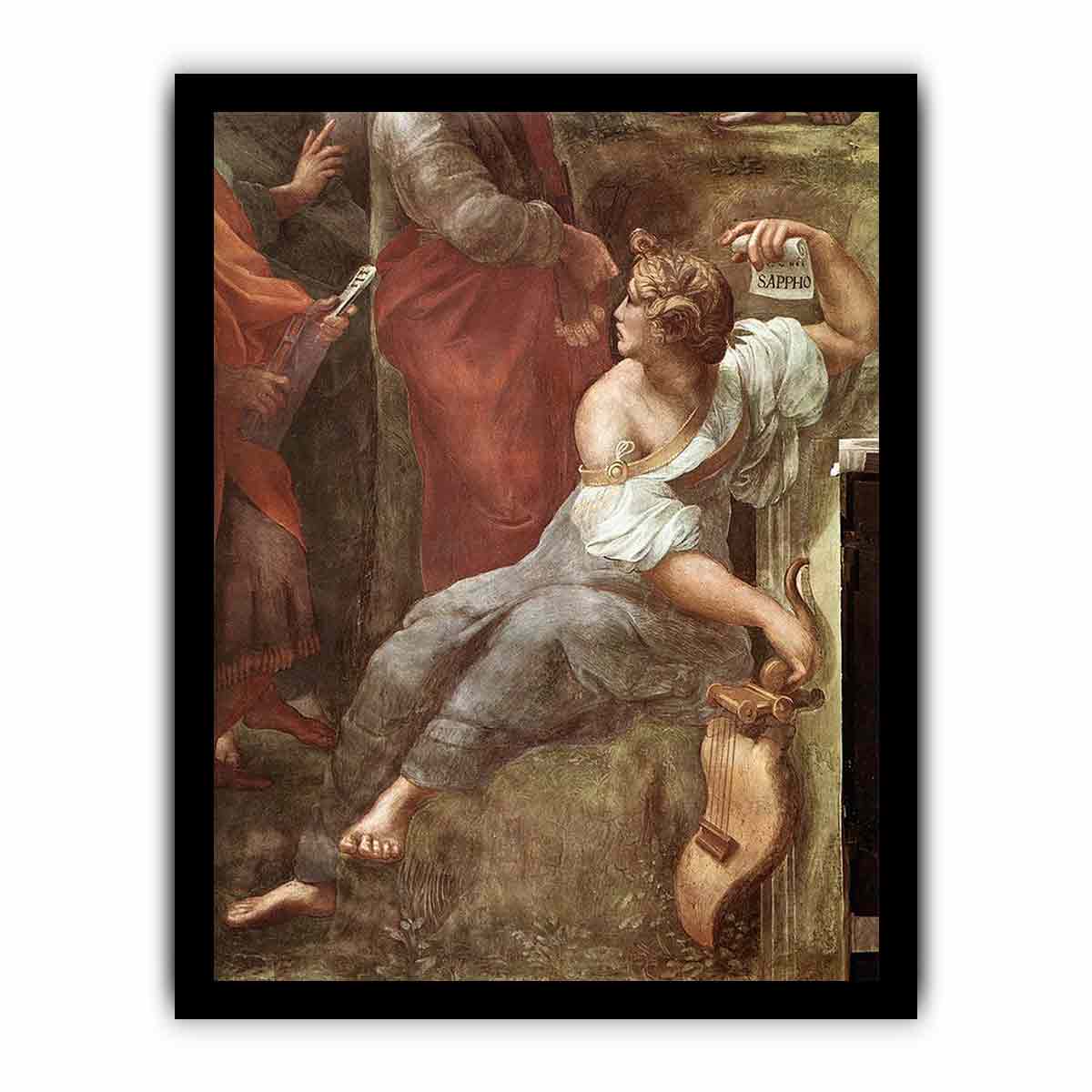 The Parnassus (detail) By Raphael