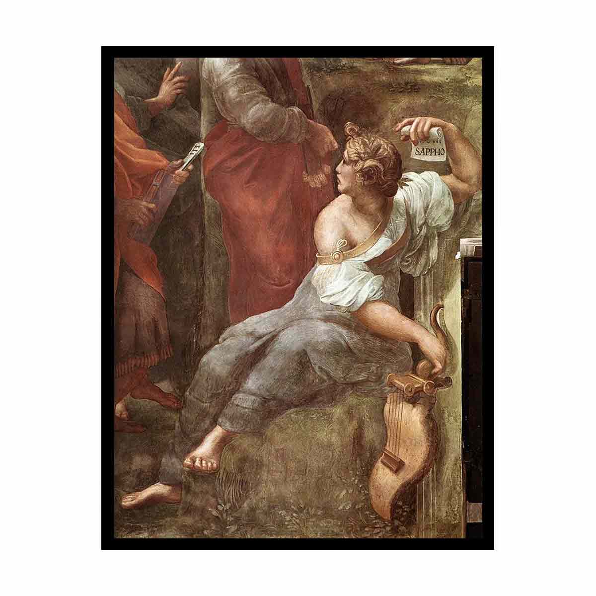 The Parnassus (detail) By Raphael