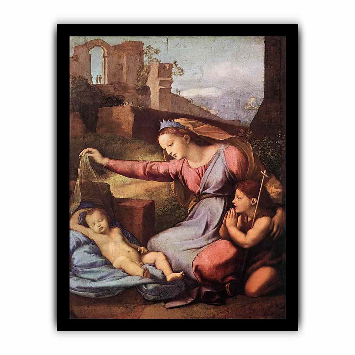 Madonna with the Blue Diadem By Raphael