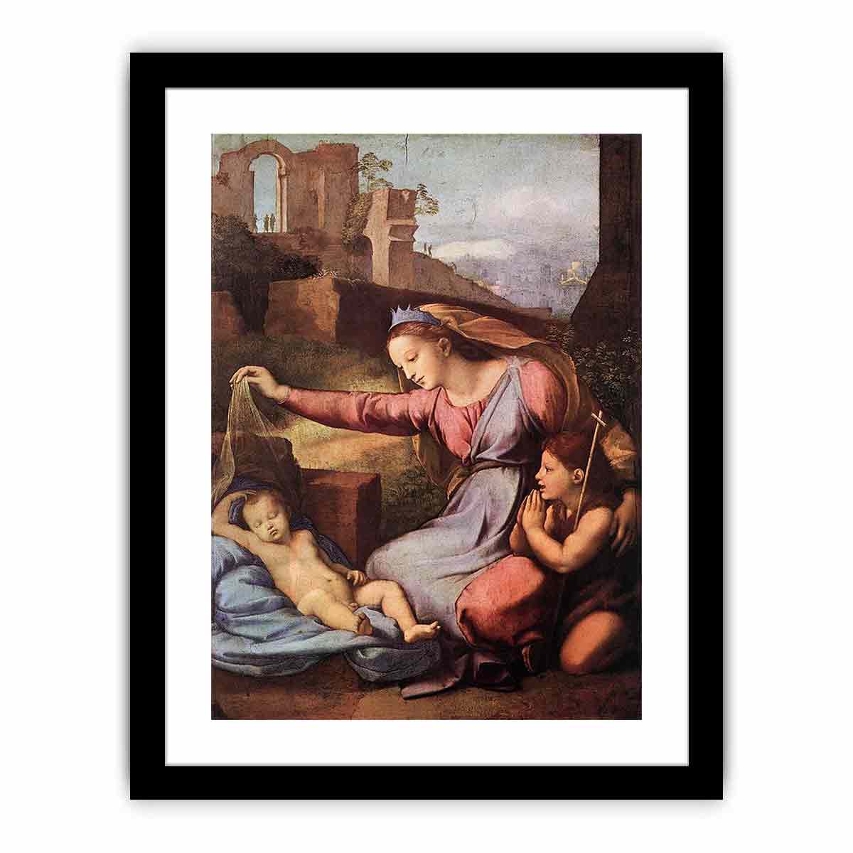 Madonna with the Blue Diadem By Raphael