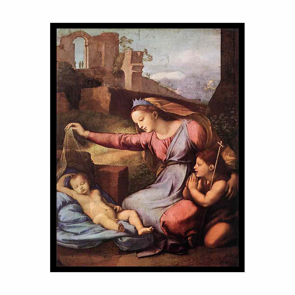 Madonna with the Blue Diadem By Raphael
