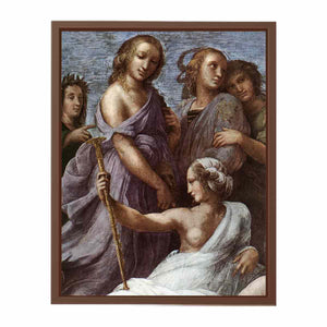 The Parnassus (detail) By Raphael