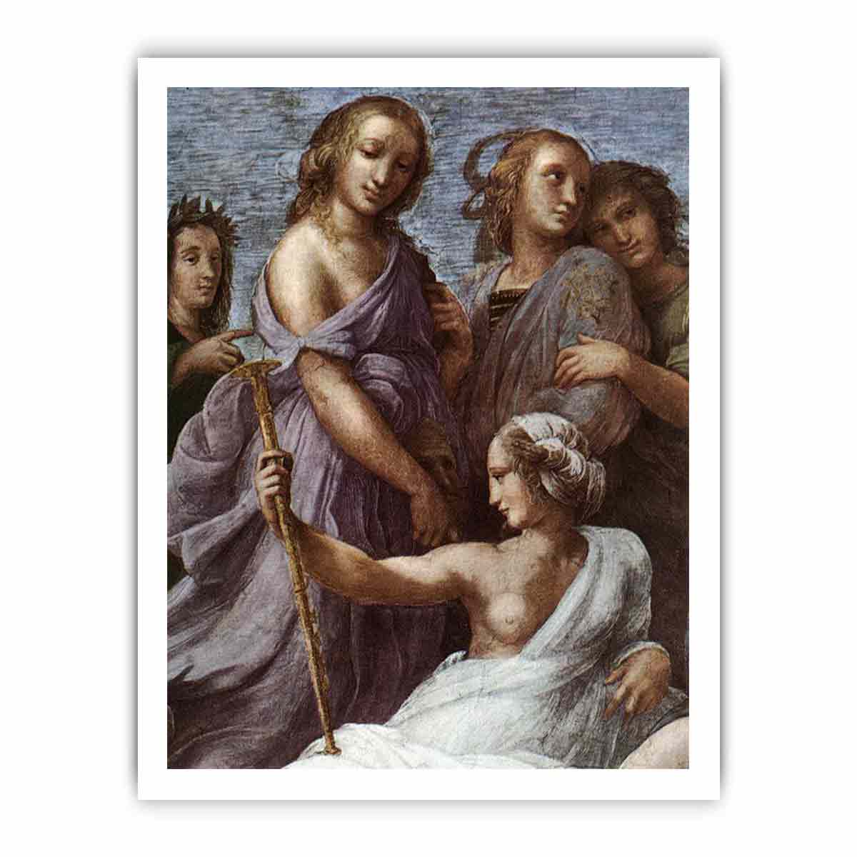 The Parnassus (detail) By Raphael