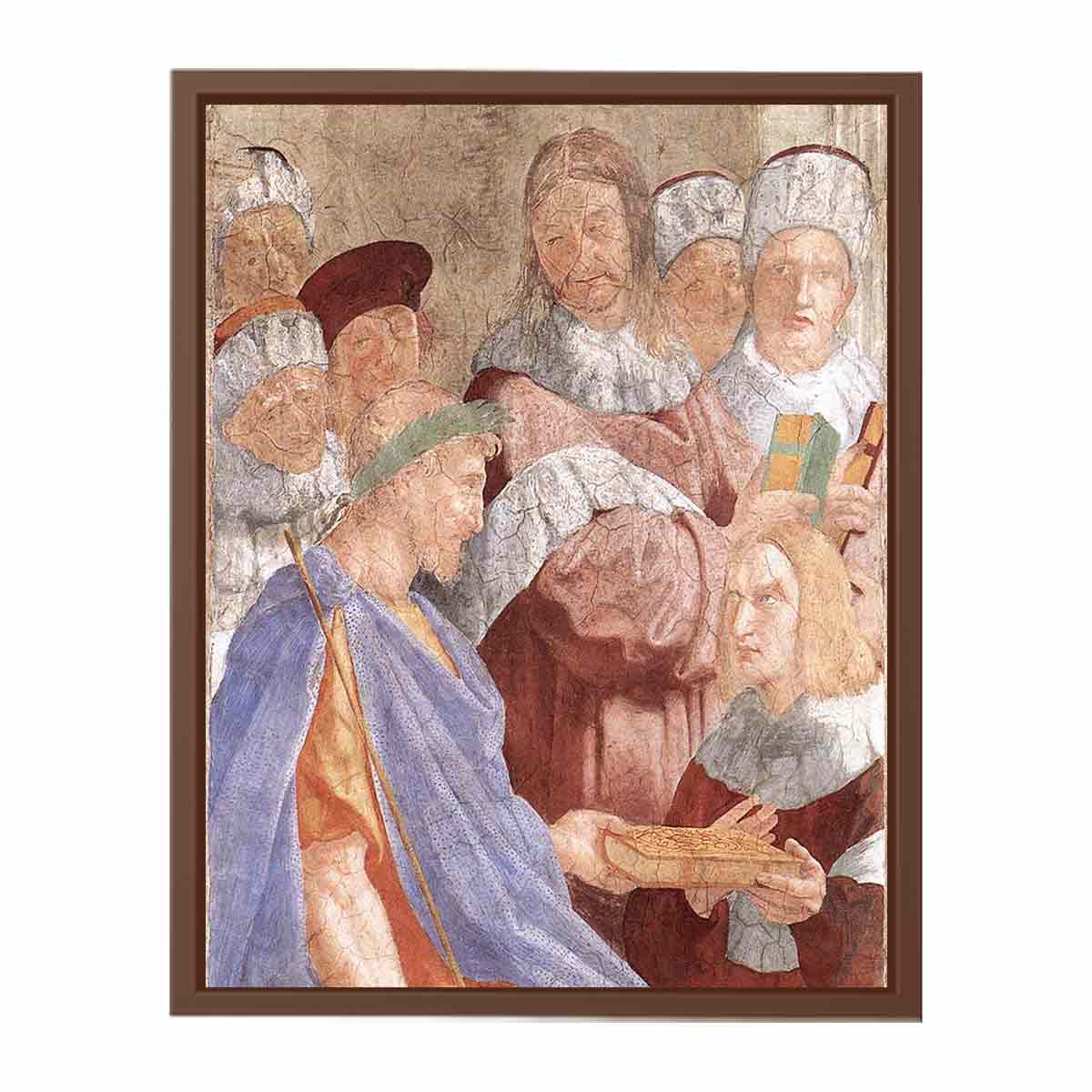 Justinian Presenting the Pandects to Trebonianus (detail) By Raphael