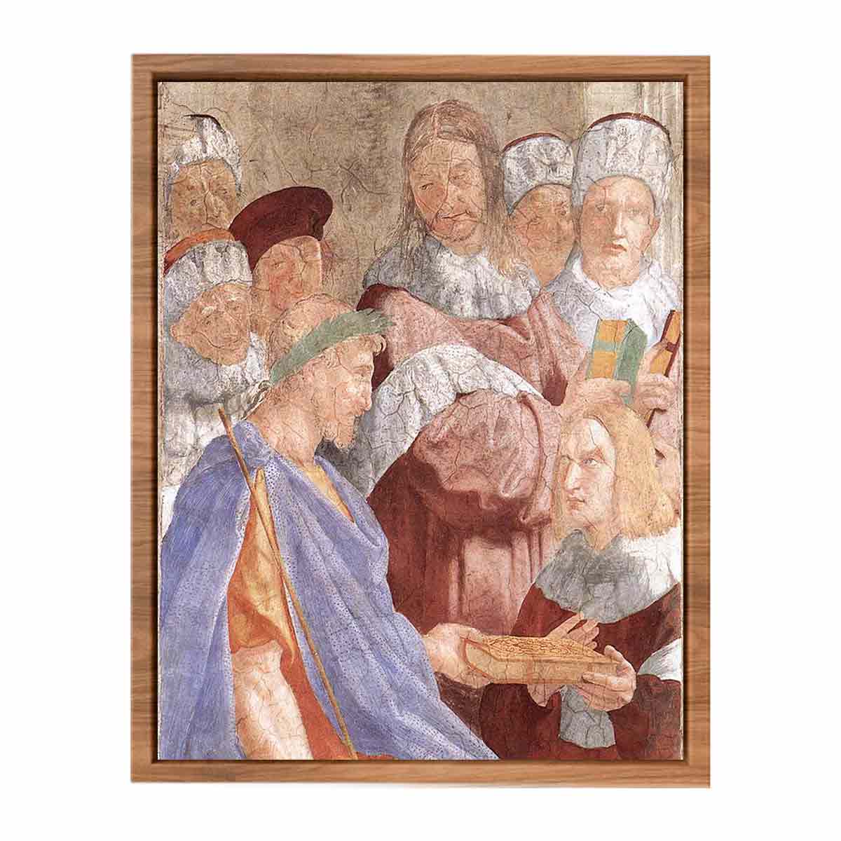 Justinian Presenting the Pandects to Trebonianus (detail) By Raphael