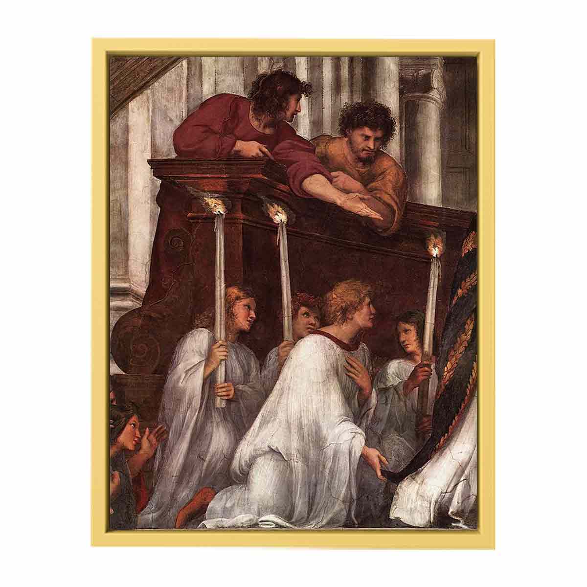 The Mass at Bolsena (detail) By Raphael