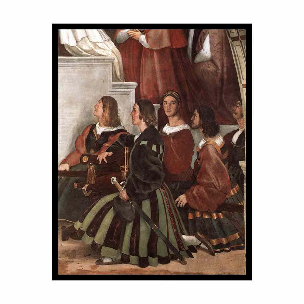 The Mass at Bolsena (detail) By Raphael