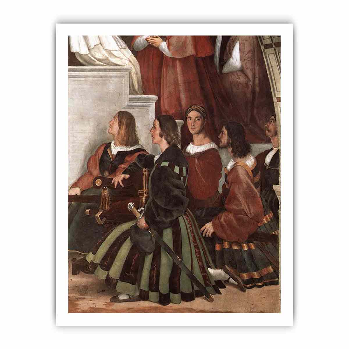 The Mass at Bolsena (detail) By Raphael