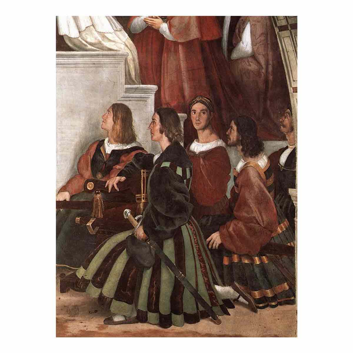 The Mass at Bolsena (detail) By Raphael