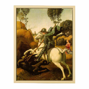Saint George and the Dragon By Raphael