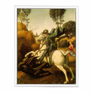 Saint George and the Dragon By Raphael