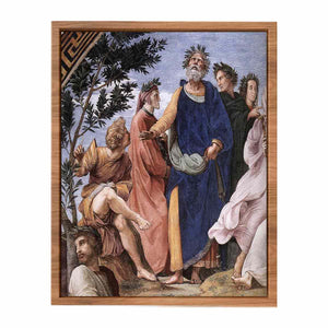 The Parnassus (detail) By Raphael