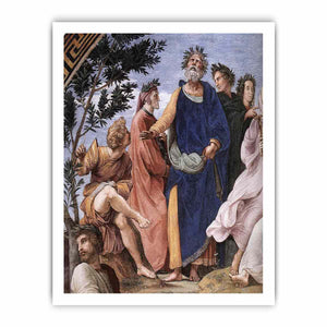 The Parnassus (detail) By Raphael