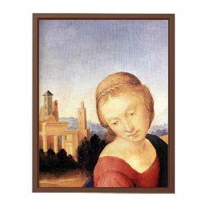 Madonna and Child with the Infant St John (detail) By Raphael